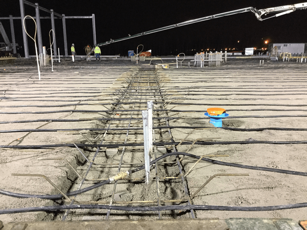 Cold-Weather Concrete Pours - Permanent Ground Thaw Hoses 001