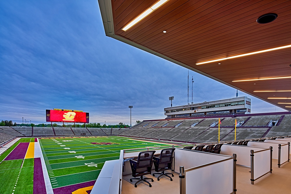 Higher Education Construction - Central Michigan University Chippewa Champions Alumni Center