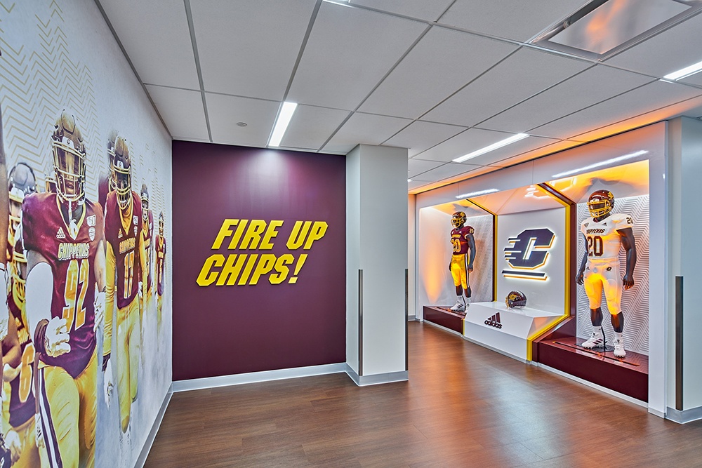 Higher Education Construction - Central Michigan University Chippewa Champions Alumni Center