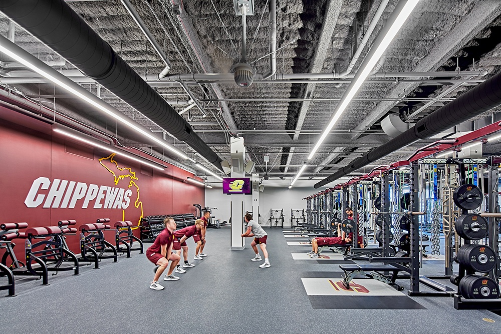 Higher Education Construction - Central Michigan University Chippewa Champions Alumni Center
