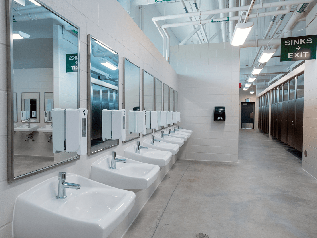 Higher Education Construction - Michigan State University South End Zone Football Stadium Addition - Bathroom