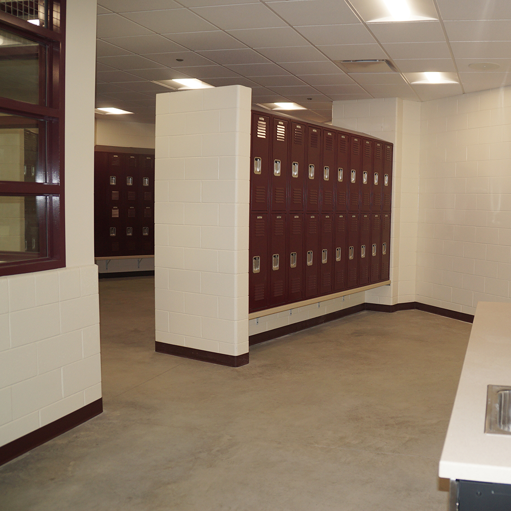Justice & Public Safety Construction - Work Release and Kitchen Addition - Locker Room