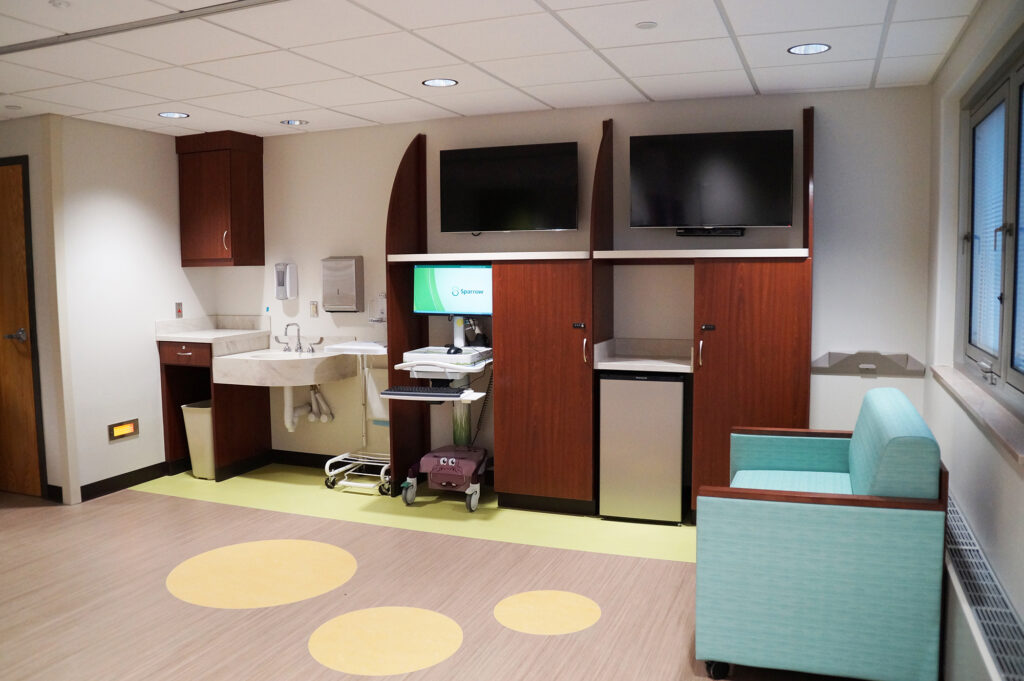 Healthcare Construction - Sparrow 5 Foster Pediatric Renovation