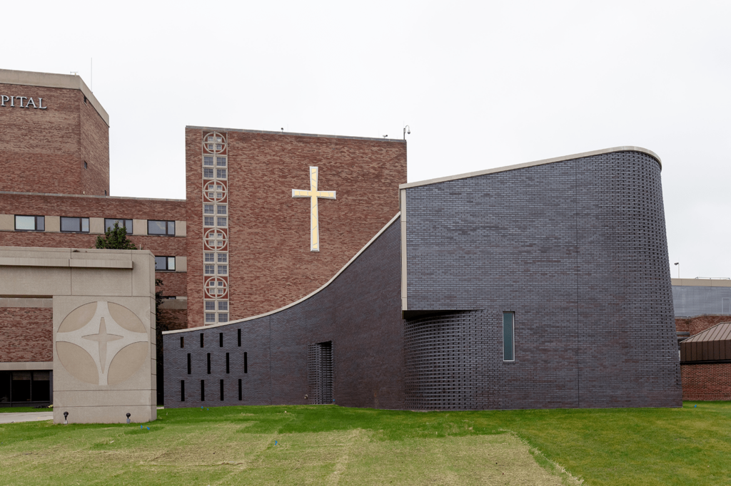 Granger Construction - St. Mary Mercy Hospital - Livonia - Michigan - Modern Worship Space - Outside