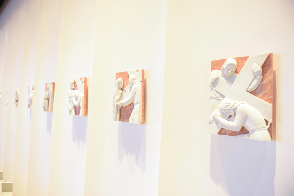 Granger Construction - St. Mary Mercy Hospital - Livonia - Michigan - Modern Worship Space - Stations of the Cross