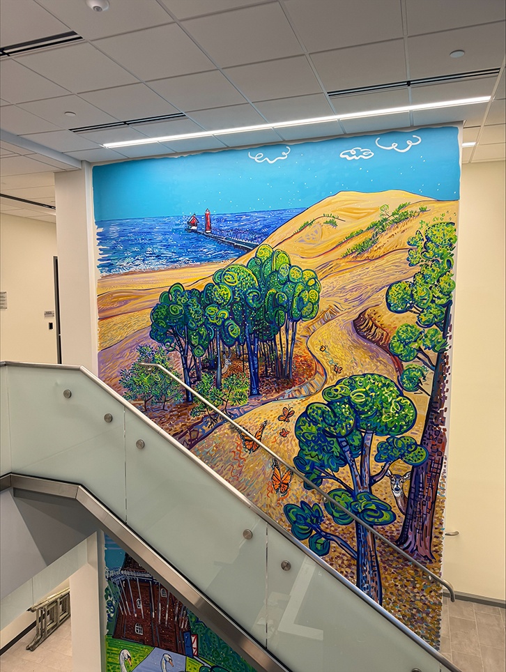 IPD Collaboration Construction in Ottawa County - Joel Schoon-Tanis Mural