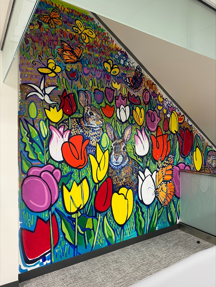 IPD Collaboration Construction in Ottawa County - Joel Schoon-Tanis Mural