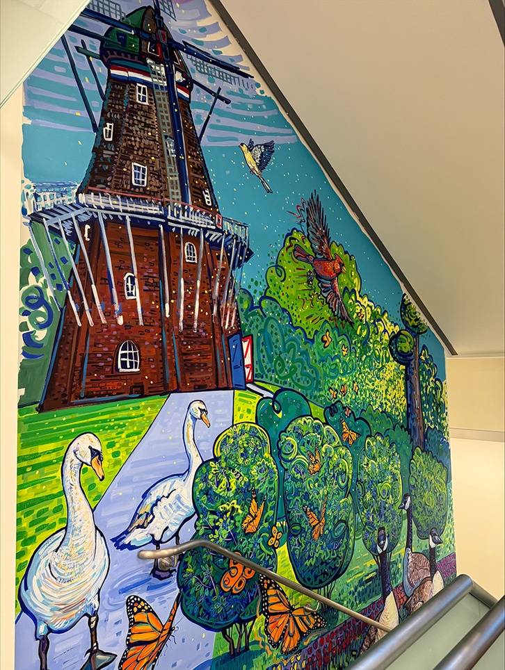IPD Collaboration Construction in Ottawa County - Joel Schoon-Tanis Mural