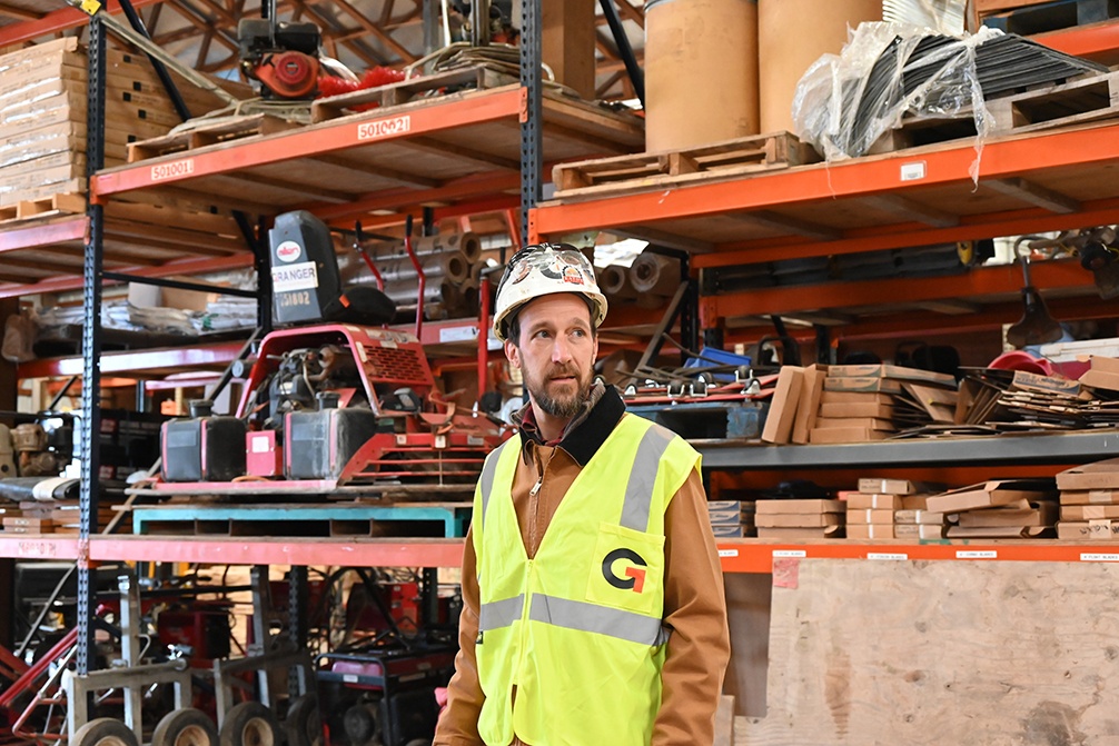 Zac Elkin on jobsite