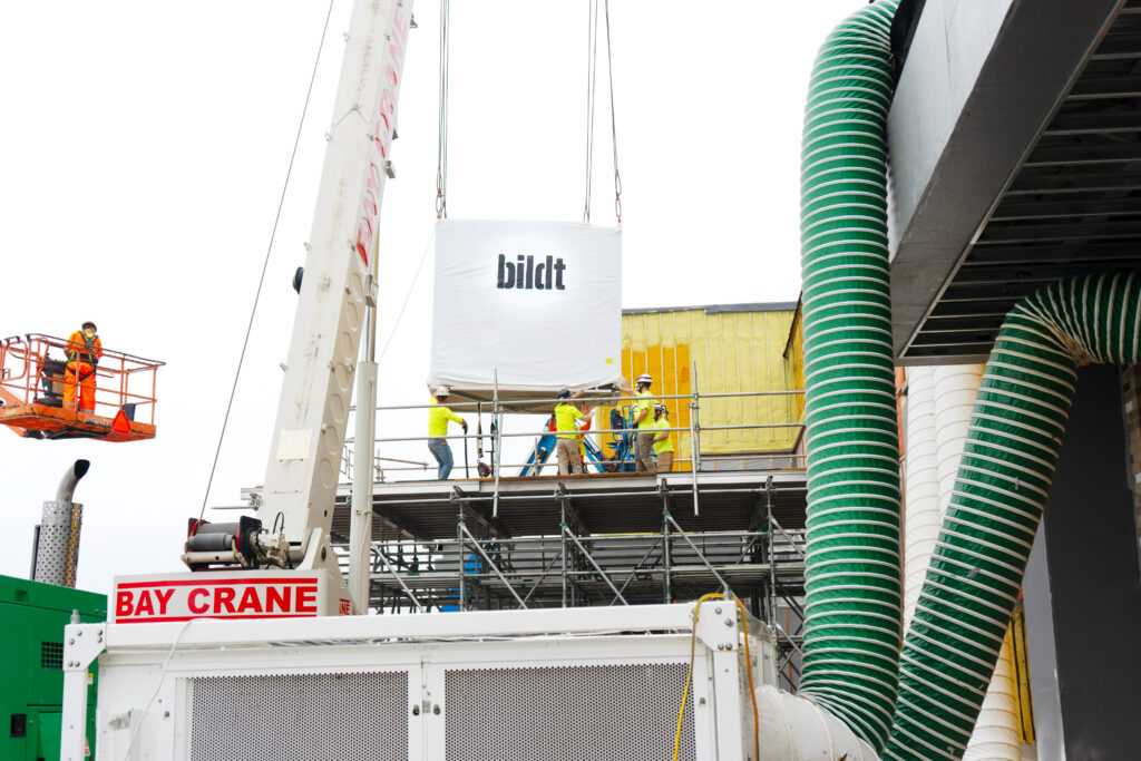 First-of-Its-Kind Prefabricated Exam Pods Installed at McLaren Bay West